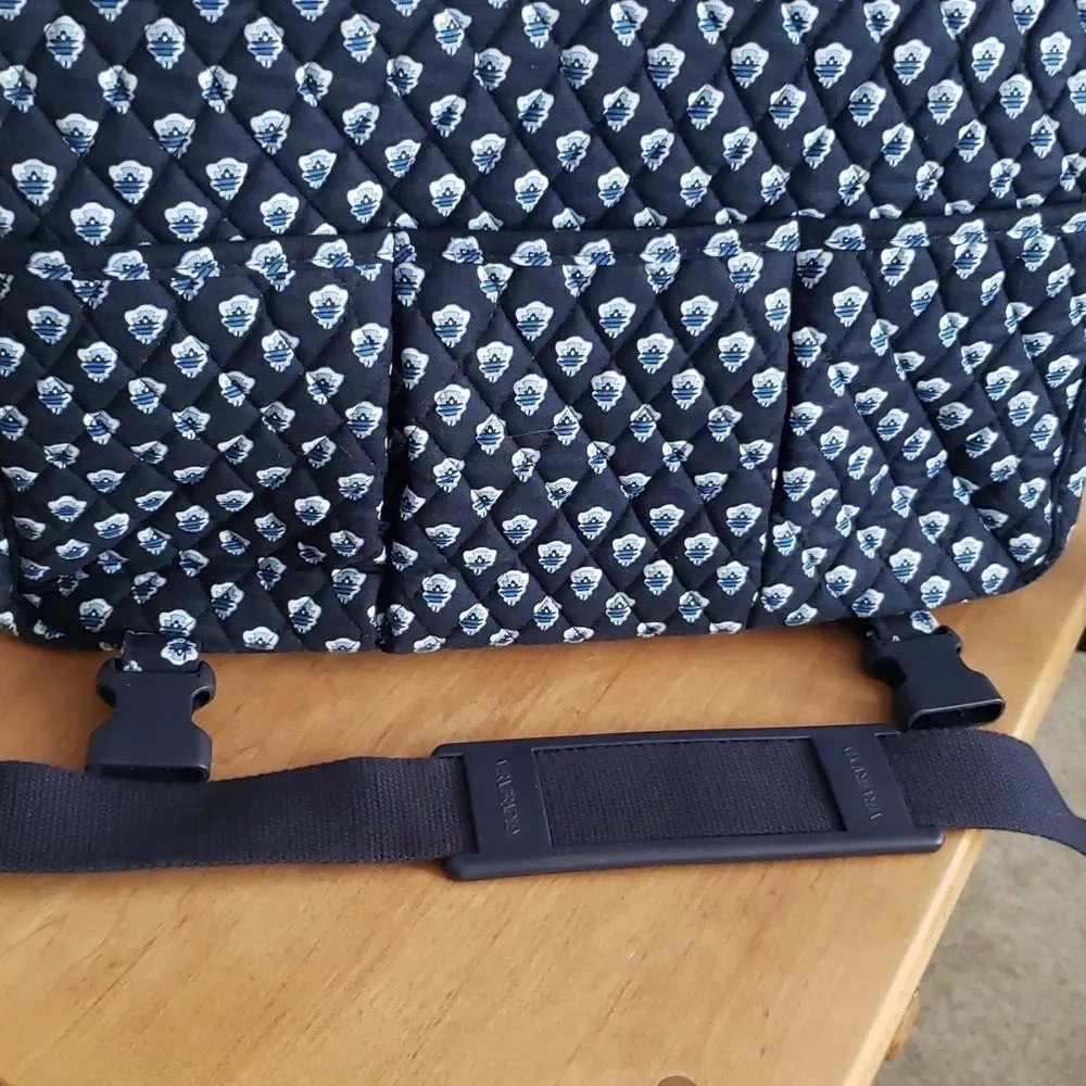 Vera Bradley Messenger or Diaper bag blue print